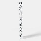 Wiederholte weiße Ovale Case-Mate iPhone Hülle (Rückseite / Links)