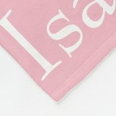 Wiederholter Name-Decke Fleecedecke (Ecke)