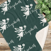 Wiederholter Name Fairy Magic Fern Glade Green Sherpadecke