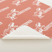 Wiederholter Name T-Rex Signature Raptor Rust Sherpadecke (3/4)