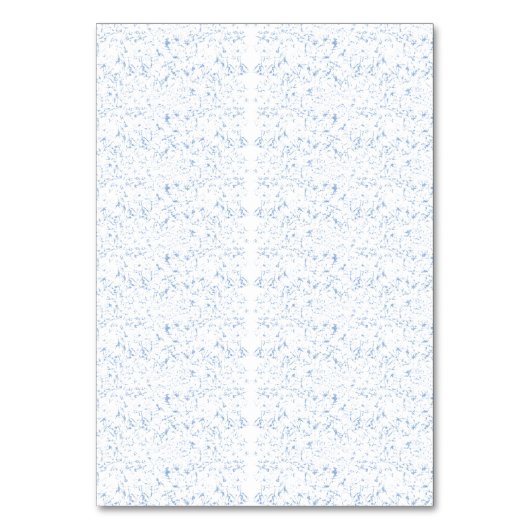 Wiederholter, subtiler, texturierter weißer Hinter Tischnummer (Vorderseite)