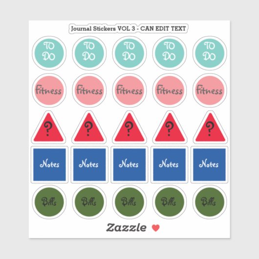 Wiederholter Termin-Zeitschriftenplaner-Tagebuch C Aufkleber (Blatt)