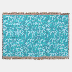 Wiederholtes aquamarines Aqua-Bambusgrasmuster Decke