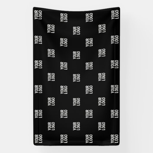Wiederholtes Bild-, Design- oder Firmenlogo Banner (Vertikal)