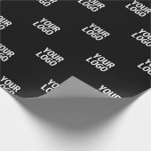 Wiederholtes Bild-, Design- oder Firmenlogo Geschenkpapier (Ecke)