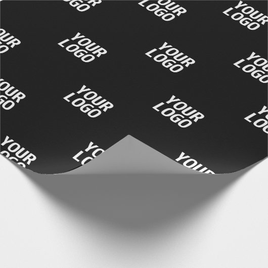 Wiederholtes Bild-, Design- oder Firmenlogo Geschenkpapier (Ecke)