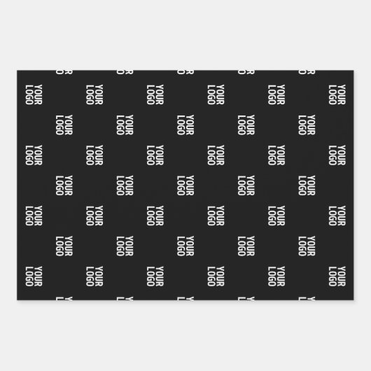 Wiederholtes Bild-, Design- oder Firmenlogo Geschenkpapier Set (Vorderseite 2)