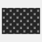 Wiederholtes Bild-, Design- oder Firmenlogo Geschenkpapier Set (Vorderseite)