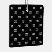 Wiederholtes Bild-, Design- oder Firmenlogo Keramikornament (Rechts)