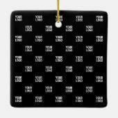 Wiederholtes Bild-, Design- oder Firmenlogo Keramikornament (Rückseite)