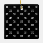 Wiederholtes Bild-, Design- oder Firmenlogo Keramikornament (Vorderseite)