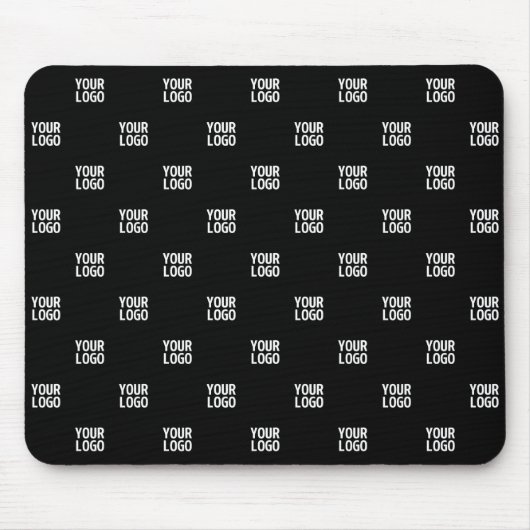 Wiederholtes Bild-, Design- oder Firmenlogo Mousepad (Vorne)