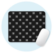 Wiederholtes Bild-, Design- oder Firmenlogo Mousepad