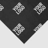 Wiederholtes Bild-, Design- oder Firmenlogo Seidenpapier (Ausschnitt)