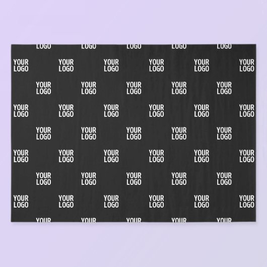 Wiederholtes Bild-, Design- oder Firmenlogo Seidenpapier