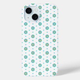 wiederholtes geometrisches Blumenmusterdesign  Case-Mate iPhone Hülle