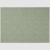 Wiederholtes Muster der grünen Blüte Seidenpapier (Vorderseite)