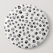 Wiederholtes Muster der Katze Button (Vorderseite)