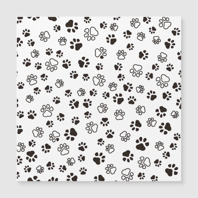 Wiederholtes Muster der Katze Magnetkarte (Vorderseite)