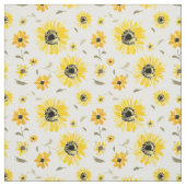 Wiederholtes Muster der Wasserfarben-Sonnenblume Stoff (Muster)