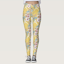 Wiederholtes Muster in Pastellfarben Leggings