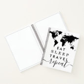 Wiederholtes Reisetaal für benutzerdefinierte Farb Notizblock (Innenseite)