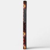 Wiederholtes rotes Dreieck, das seltsame Formen er Case-Mate iPhone Hülle (Rückseite / Links)