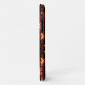 Wiederholtes rotes Dreieck, das seltsame Formen er Case-Mate iPhone Hülle (Hinten/Links)