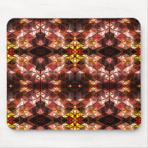 Wiederholtes rotes Dreieck, das seltsame Formen er