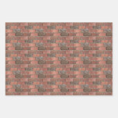 Wiederholtes Ziegelmuster Geschenkpapier Set (Vorderseite 3)