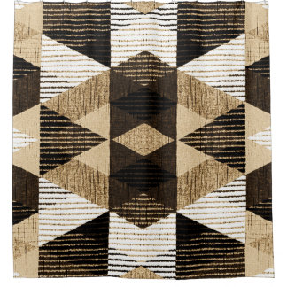 Wiederholung der Geometrie: Texturierte Hintergrun Duschvorhang