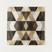 Wiederholung der Geometrie: Texturierte Hintergrun Wandteppich (Vorderseite (Horizontal))