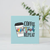 Wiederholung der Kaffeetrainings - Spaß Lehrer Leb (Stehend Vorderseite)