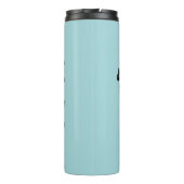 Wiederholung der Kaffeetrainings - Spaß Lehrer Leb Thermosbecher (Rückseite)