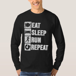 Wiederholung der Langlauf-Schlaf-Wiederholung für T-Shirt