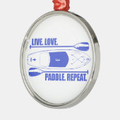 Wiederholung der Live-Liebe Ornament Aus Metall (Links)