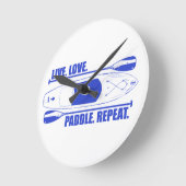 Wiederholung der Live-Liebe Runde Wanduhr (Winkel)