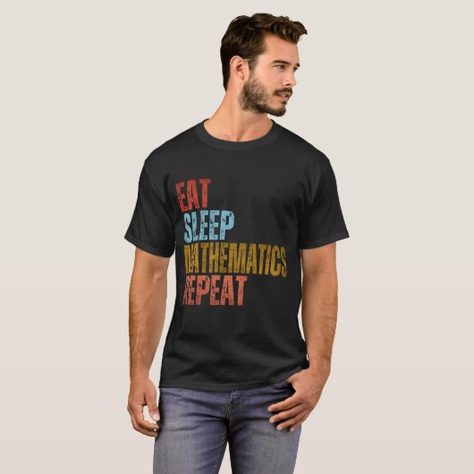 WIEDERHOLUNG DER MATHEMATIK T-Shirt (Vorne ganz)