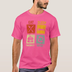 Wiederholung der Retro für den Apotheker zum Einsc T-Shirt