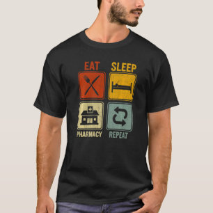 Wiederholung der Retro für den Apotheker zum Einsc T-Shirt