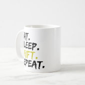 Wiederholung der Schlaf - Driften Kaffeetasse (Vorderseite Links)