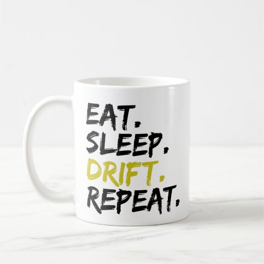 Wiederholung der Schlaf - Driften Kaffeetasse (Links)