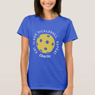 Wiederholung der Schlaf: Pickleball T-Shirt