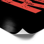 Wiederholung der Schlafarbeit Poster (Ecke)