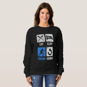 Wiederholung der Schlafstörung Sweatshirt (Vorne ganz)