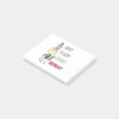 Wiederholung der Schlafzucht Post-it Klebezettel (angewinkelt)
