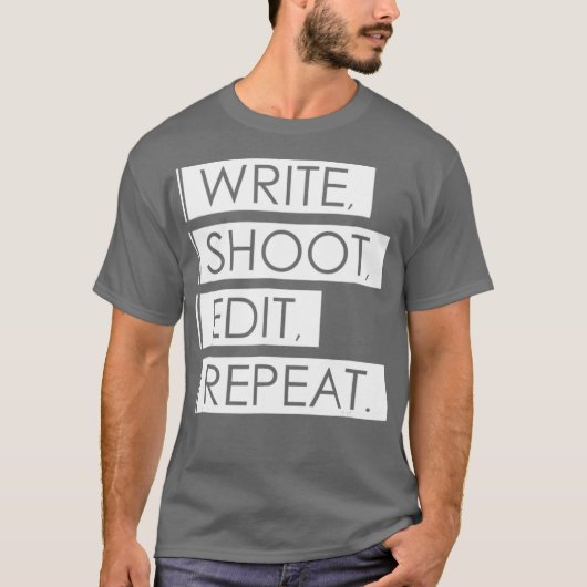Wiederholung der Shoot Edit schreiben - DSLR für d T-Shirt (Vorderseite)