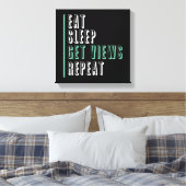 Wiederholung der Sleep-Ansichten - Inspiration Leinwanddruck (Insitu (Schlafzimmer))
