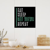 Wiederholung der Sleep-Ansichten - Inspiration Poster (Küche)