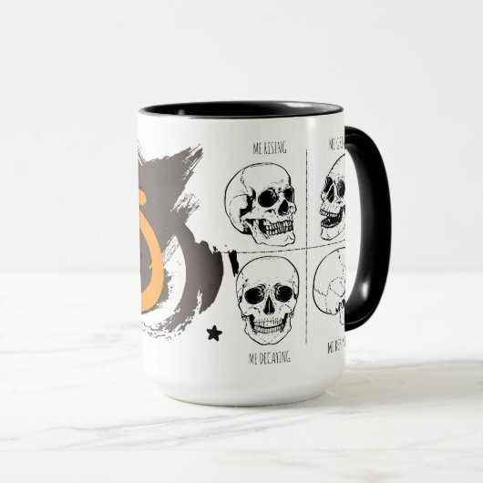 Wiederholung des Aufruhrabfalls - Wolkenkratzer Ha Tasse (VorderseiteRechts)